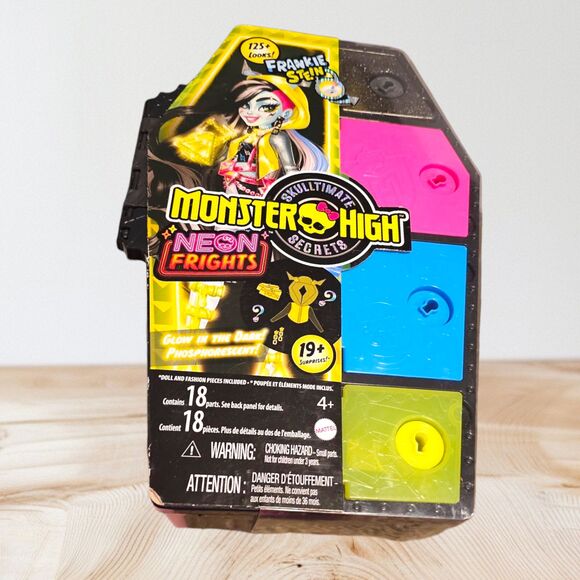 Monster High Neon Frights Frankie Stein - Picture 1 of 2